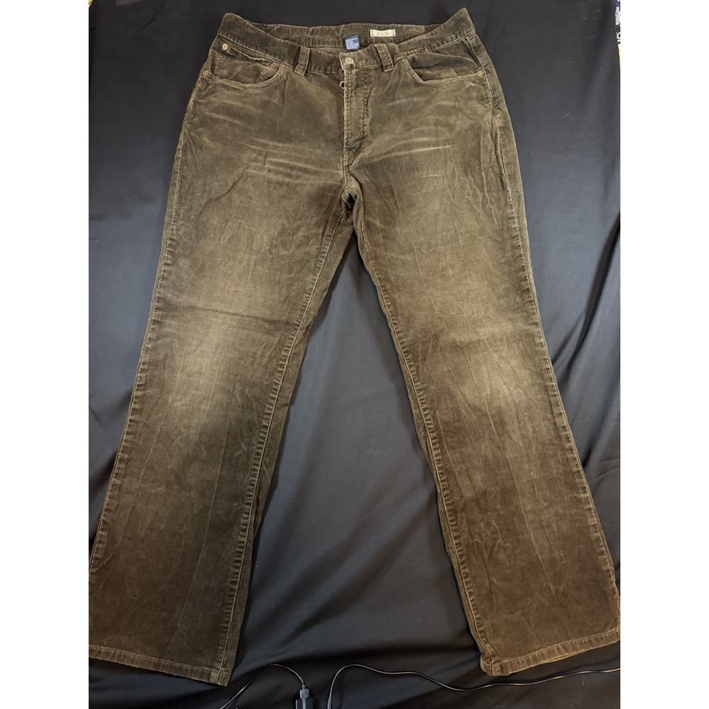 Vintage Polo Ralph Lauren 1594 Brown Corduroy Men's Pants, 36x30